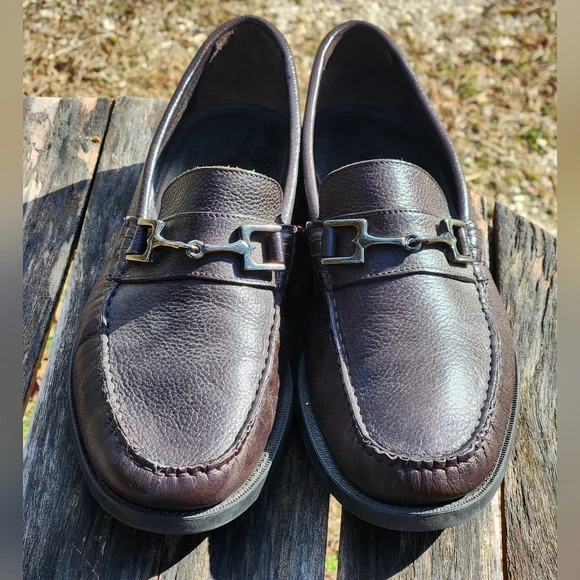 Bruno Magli | Shoes | Bruno Magli Pebbled Leather Loafers 